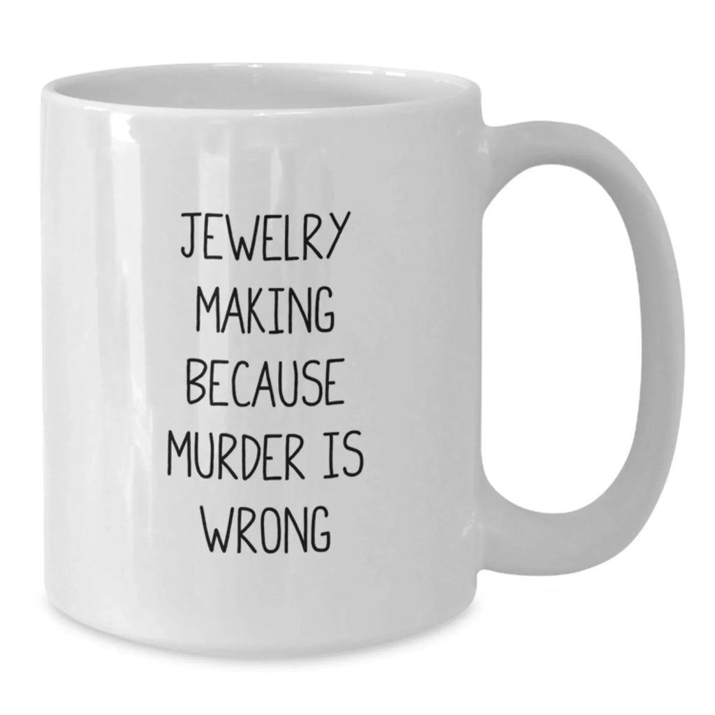 Funny Jewelry Making Gifts for Christmas - White Coffee Mug from Friends