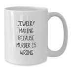 Funny Jewelry Making Gifts for Christmas - White Coffee Mug from Friends