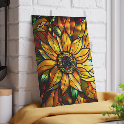 Vibrant Sunflower Glass Cutting Board, Kitchen Decor, Gift for Home Chefs, Unique Kitchen Accessories, Summer Gathering Decoration