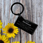 Husband Keychain Gifts, To My Husband You are braver than you believe, stronger than you seem, Inspirational Gifts For Husband Engraved, Birthday, Christmas Gifts For Husband Men Women