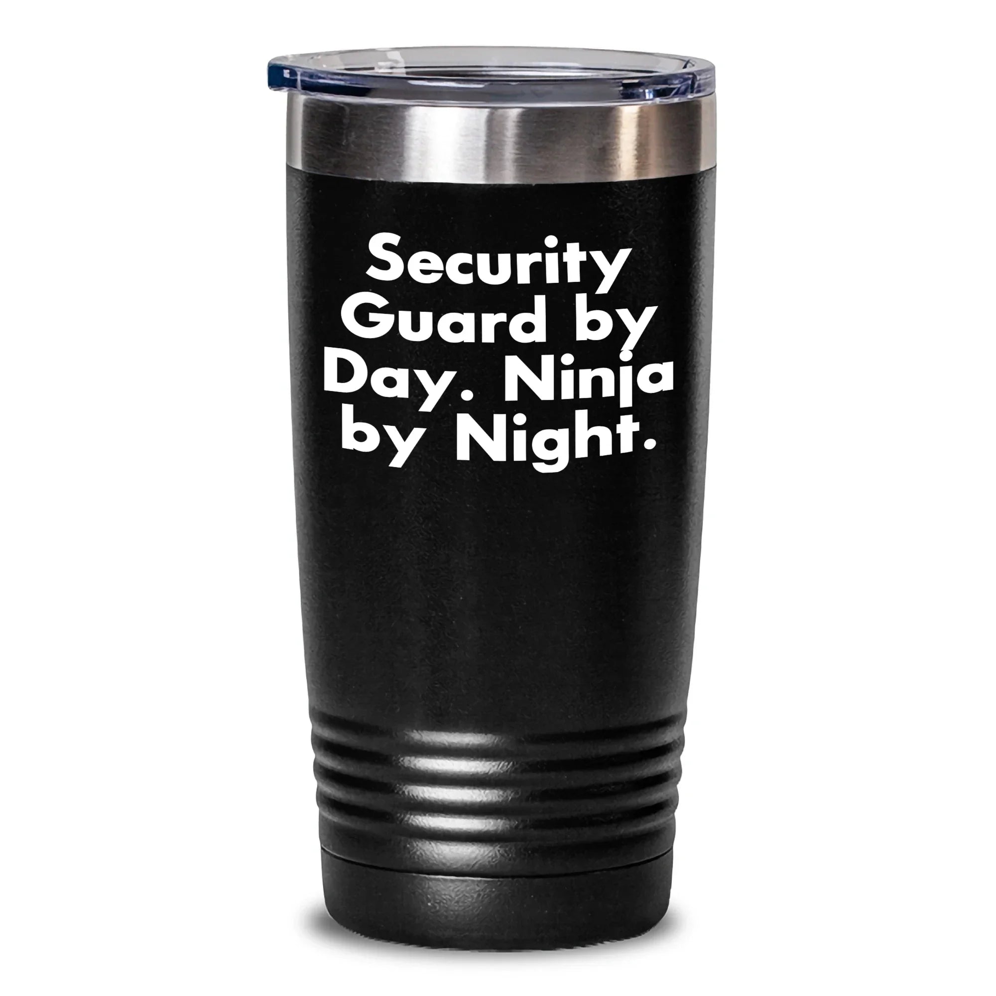Security Guard Ninja Gifts from Friends - 'Security Guard By Day. Ninja By Night.' Tumbler for Graduation Unique Gifts