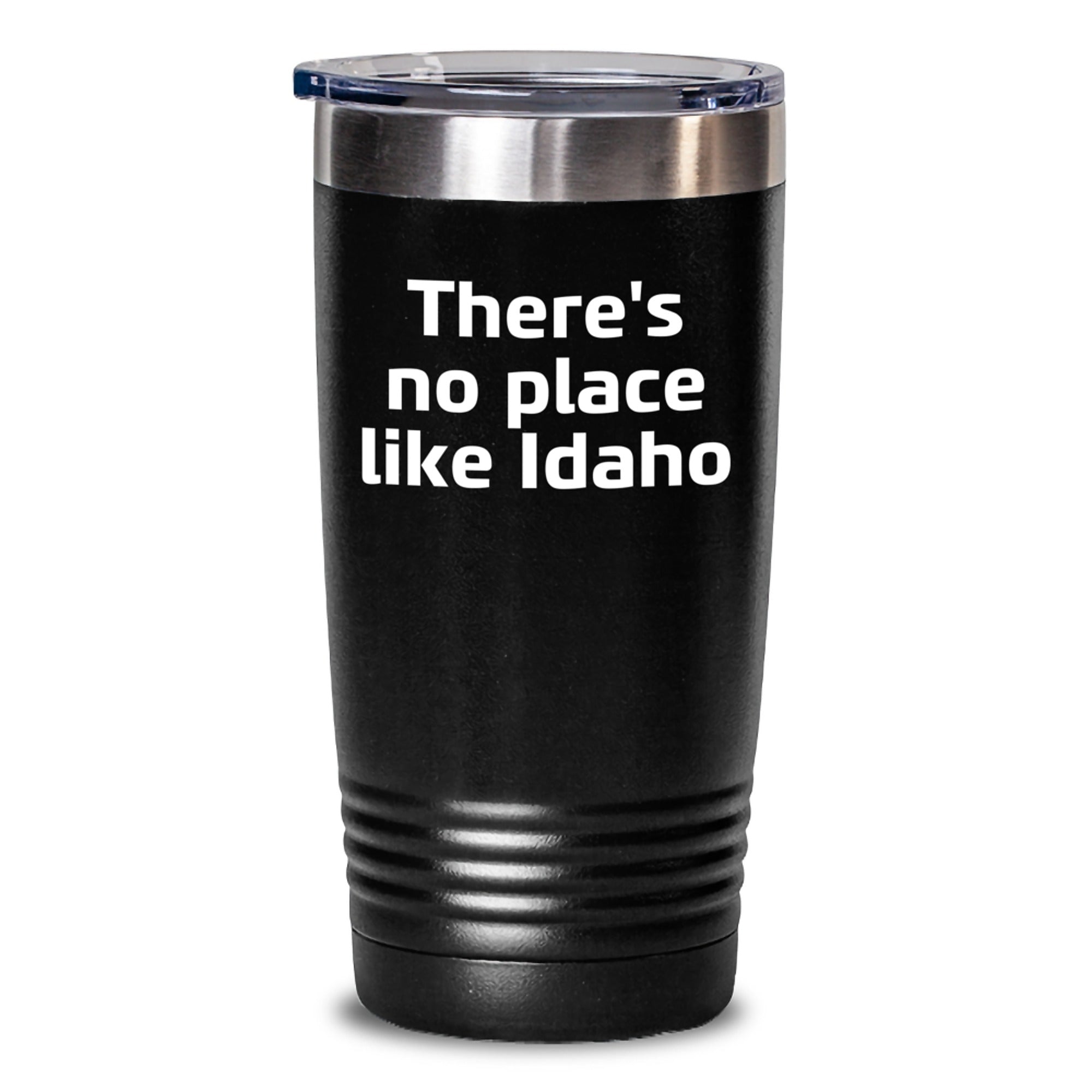 Idaho Tumbler Gifts for Men and Women from Idaho - Funny Quote 'There's No Place Like Idaho' - Christmas Unique Gifts - Main