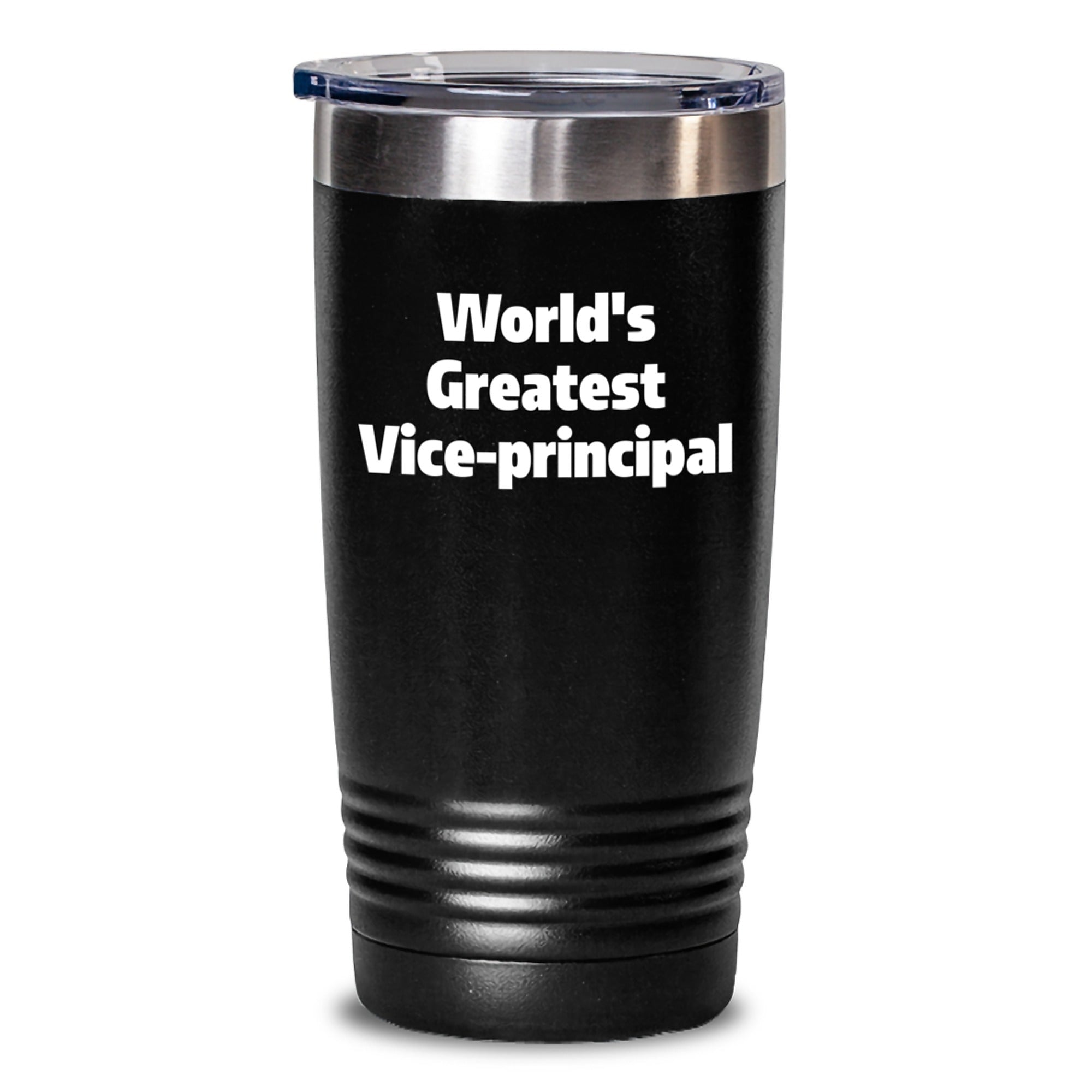Funny Vice-principal Gifts from Friends Unique Birthday Unique Gifts for Vice-principal Tumbler, 'World's Greatest Vice-principal' Quote - Main