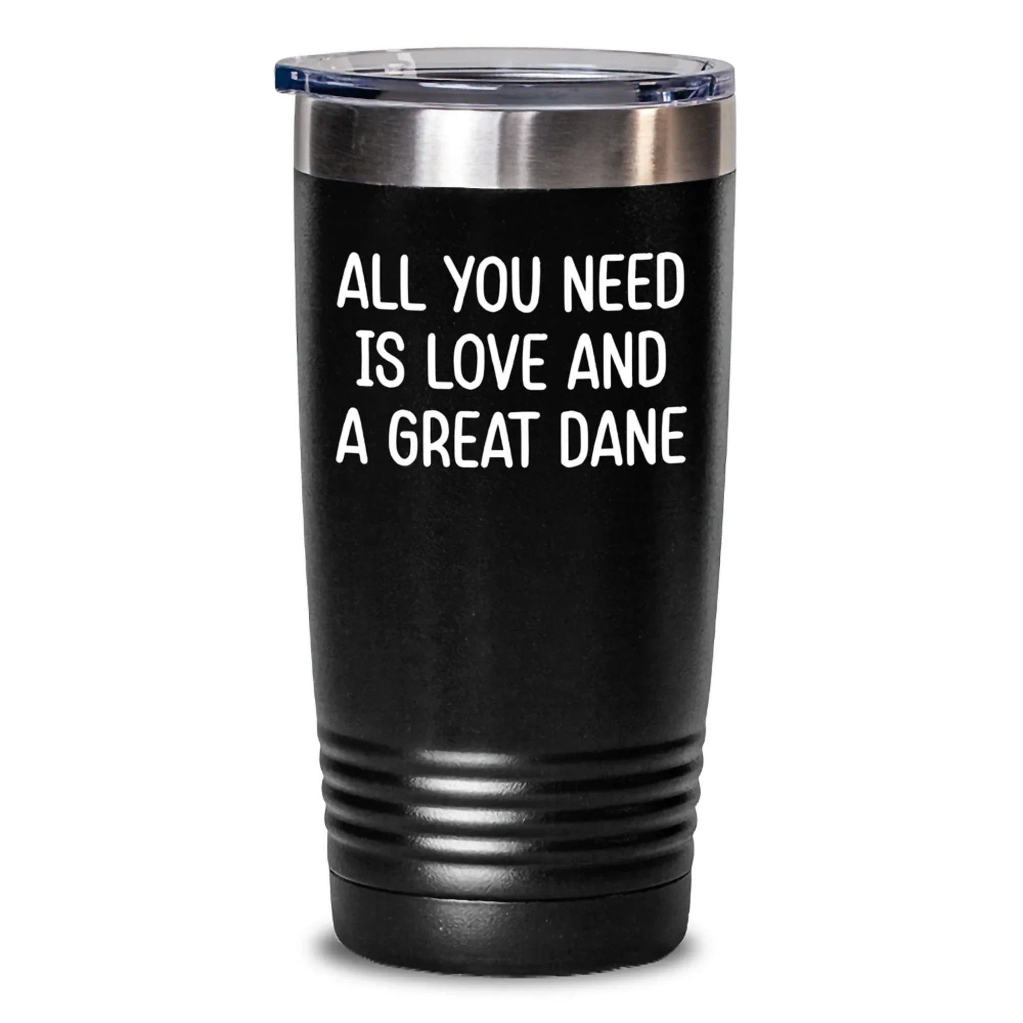 Gifts from Friends and Family for Great Dane Dog Lovers - Inspirational Quote Tumbler for Birthday