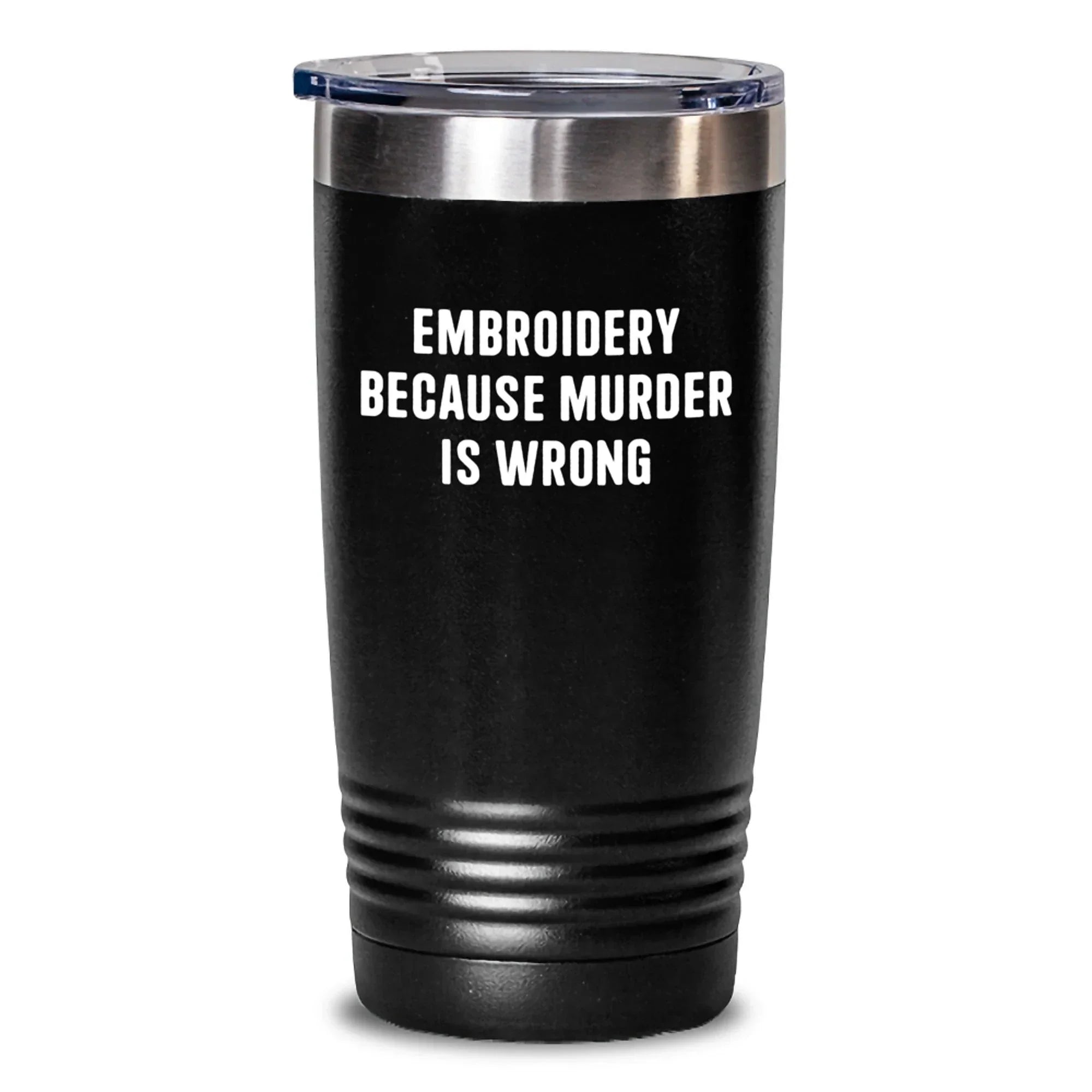 Funny Embroidery Motivational Mugs for Men Gifts from Friends, Cute Christmas Unique Gifts for Women, Inspirational Tumbler