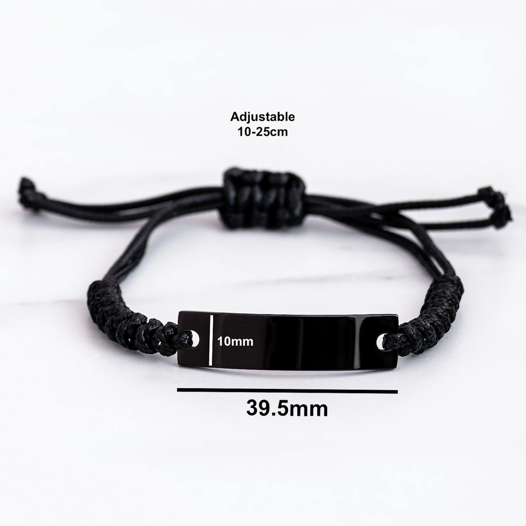 Funny Preacher Gifts for Father's Day - 'I'm Not Perfect But I'm A Preacher' Rope Bracelet from Friends, Gift for Preacher Men