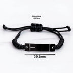Funny Yoga Instructor Gifts from Men - 'I Became A Yoga Instructor For The Money And Fame' Rope Bracelet for Yoga Instructors on Mother's Day