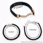 Assistant Black Glidelock Clasp Engraved Bracelet - Thanks for being who you are - Birthday Christmas Jewelry Gifts Coworkers Colleague Boss