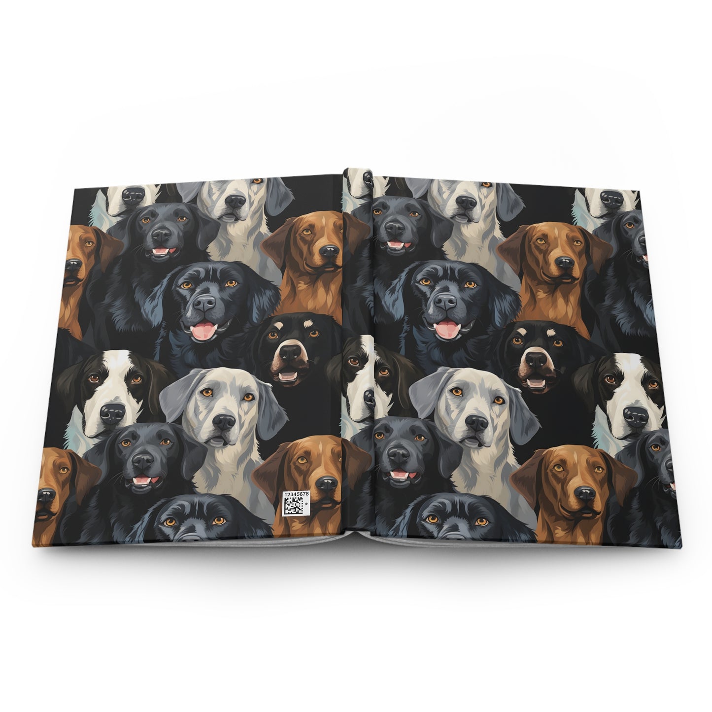 Dog Lover's Hardcover Journal, Pet Memorial Notebook, Animal Care Planner, Dog Training Log, Gift for Dog Parents - Mallard Moon Gift Shop