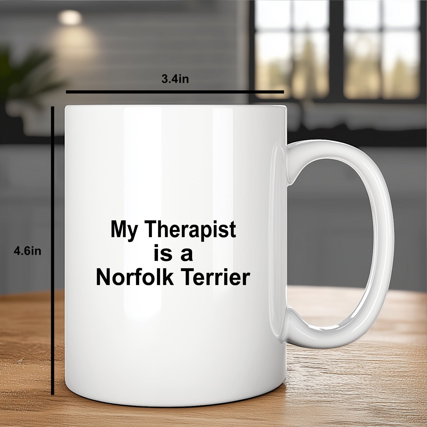 Hilarious Norfolk Therapist Ceramic Mug Brightens Mornings