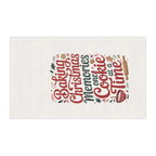 Christmas Baking Tea Towel — “Baking Christmas Memories One Cookie at a Time” Kitchen Towel