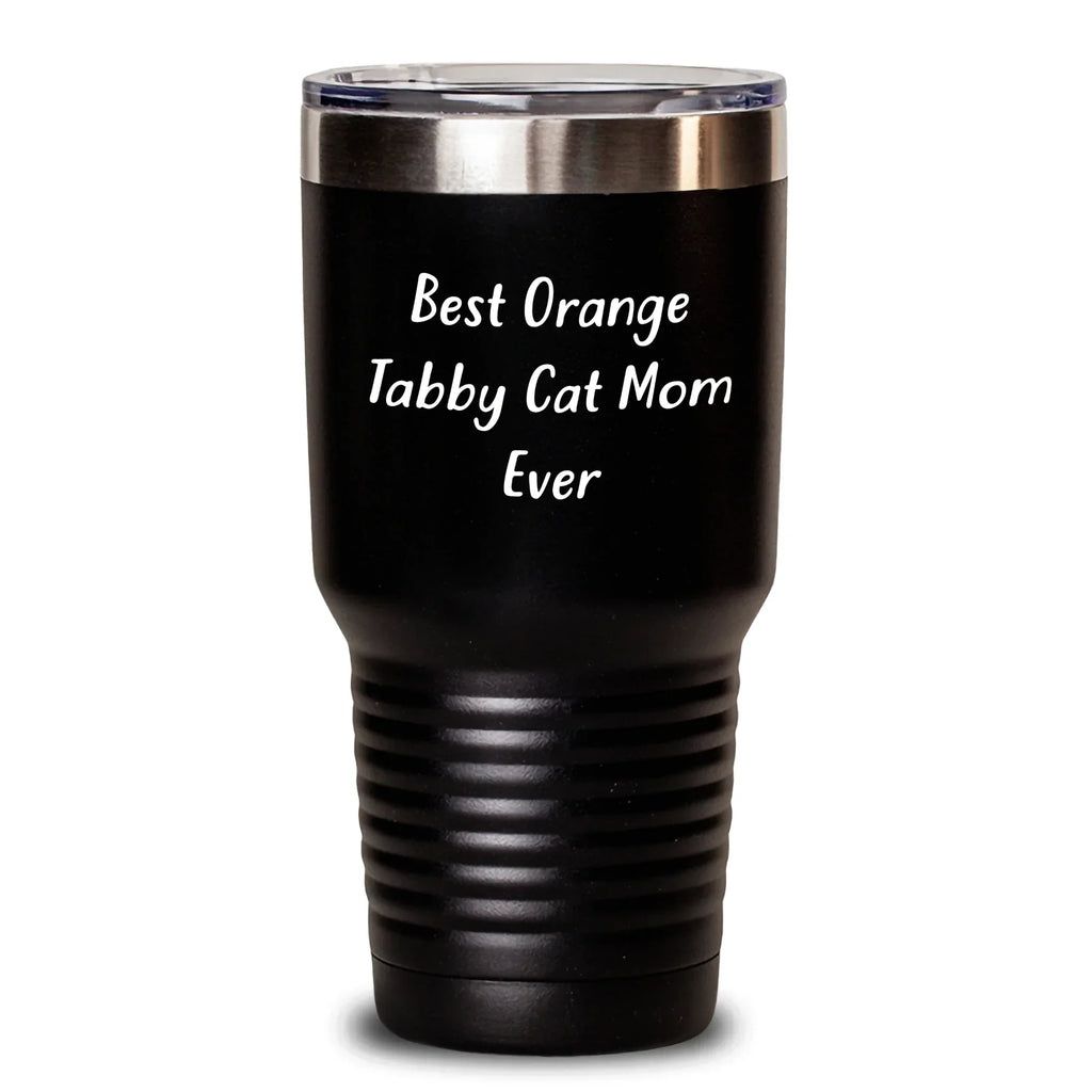 Funny Orange Tabby Cat Mom Ever Gifts from Dad to Best Orange Tabby Cat Dad on Father's Day Orange Tabby Cat Tumbler