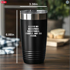 European Shorthair Cat Lovers Gifts from Family - Funny Tumbler for Graduation, 'I Love My European Shorthair. People, Not So Much.'
