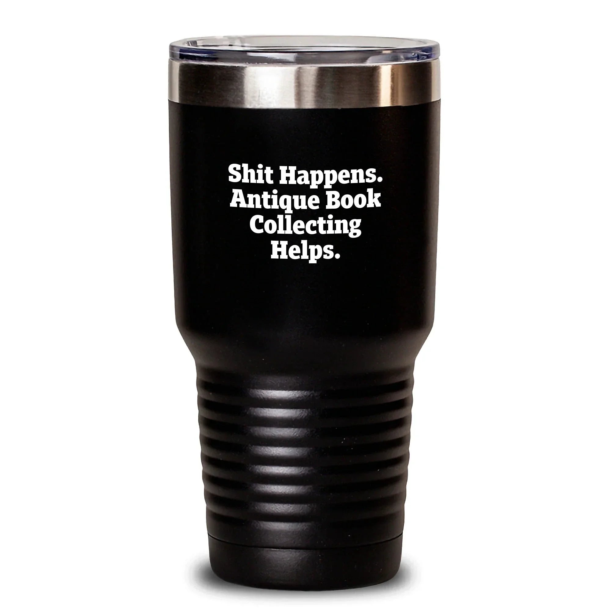 Antique Book Collecting Gifts for Him Birthday Unique Tumbler Funny Quote Gifts from Friends