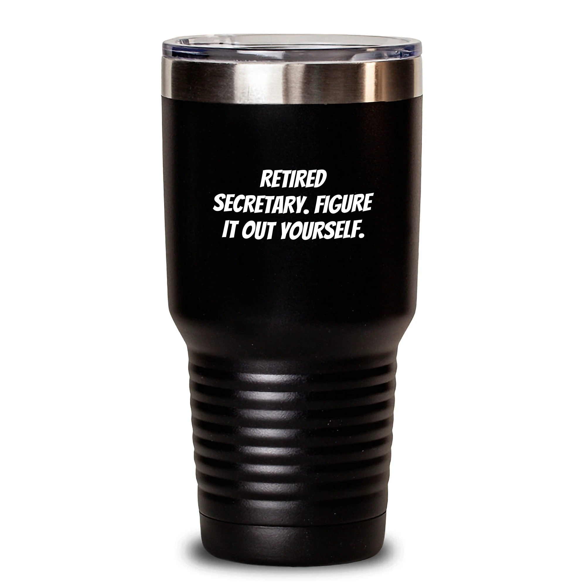 Funny Quote Secretary Gift Tumbler, Gifts from Men to Secretary, Funny Secretary Christmas Unique Gifts