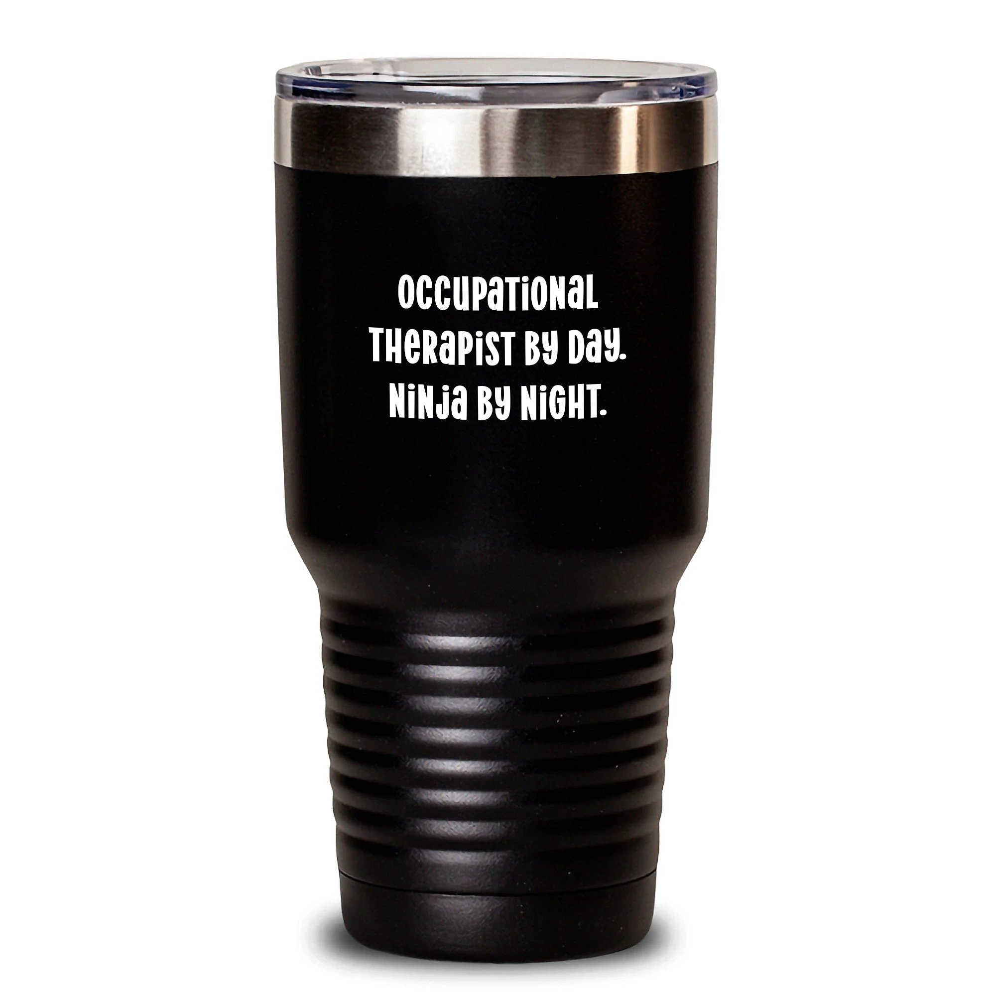 Occupational Therapist Gifts from Friends - Ninja Occupational Therapist Tumbler, Inspirational Tumbler for Occupational Therapist, Funny Tumbler, Occupational Therapist Christmas Unique Gifts