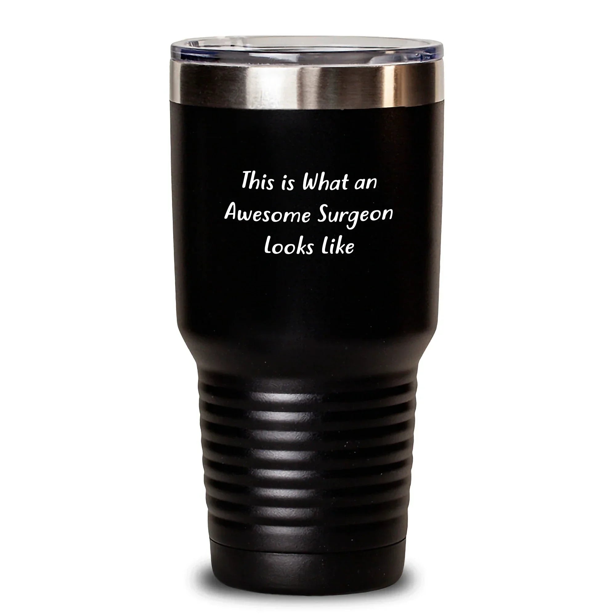 Funny Surgeon Gifts from Friends for Men Unique Tumblers, This Is What An Awesome Surgeon Looks Like, 20oz or 30oz Capacity, Stainless Steel Powder Coating, Gifts for Surgeon