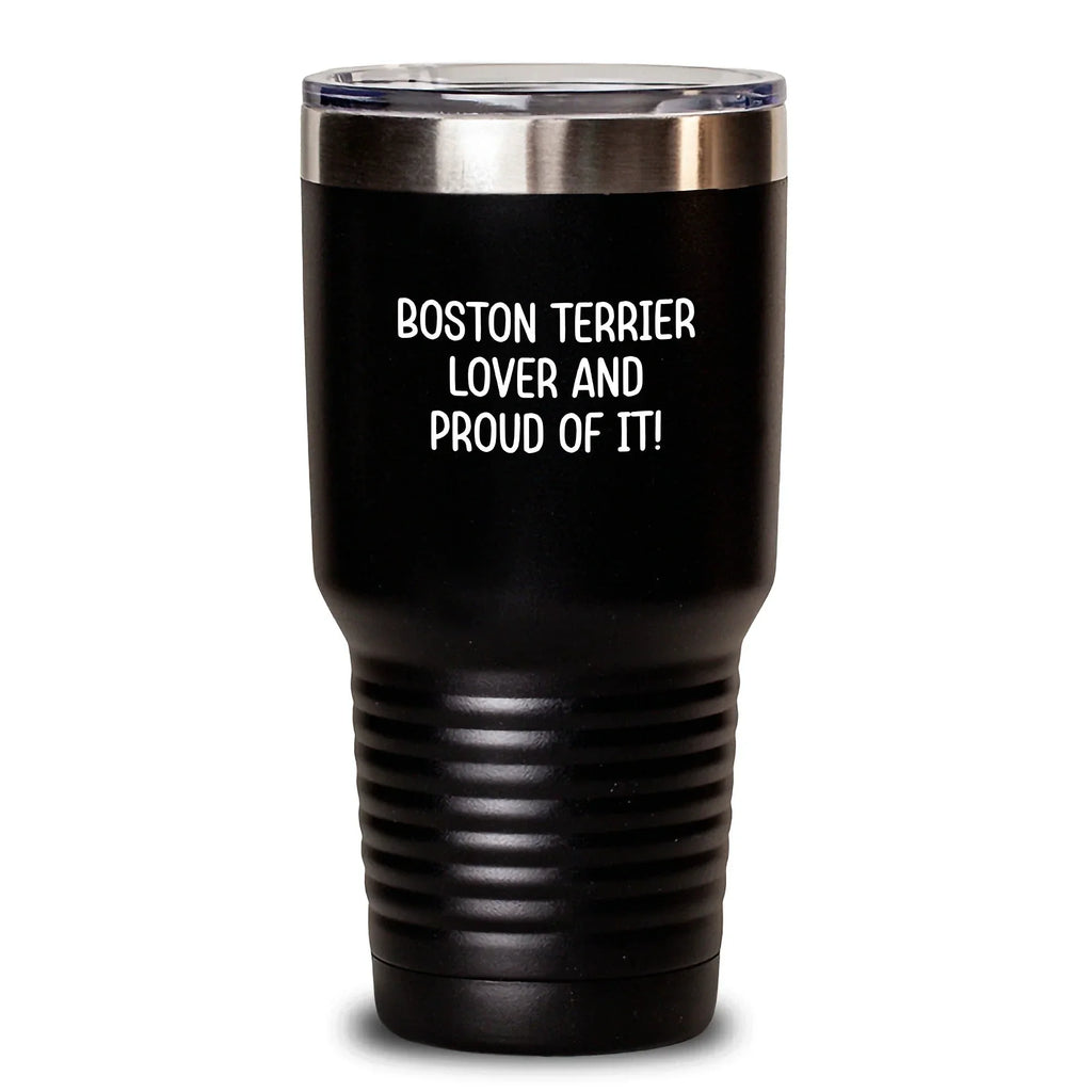 Boston Terrier Lover Tumbler Gift for Valentine Dog Lovers