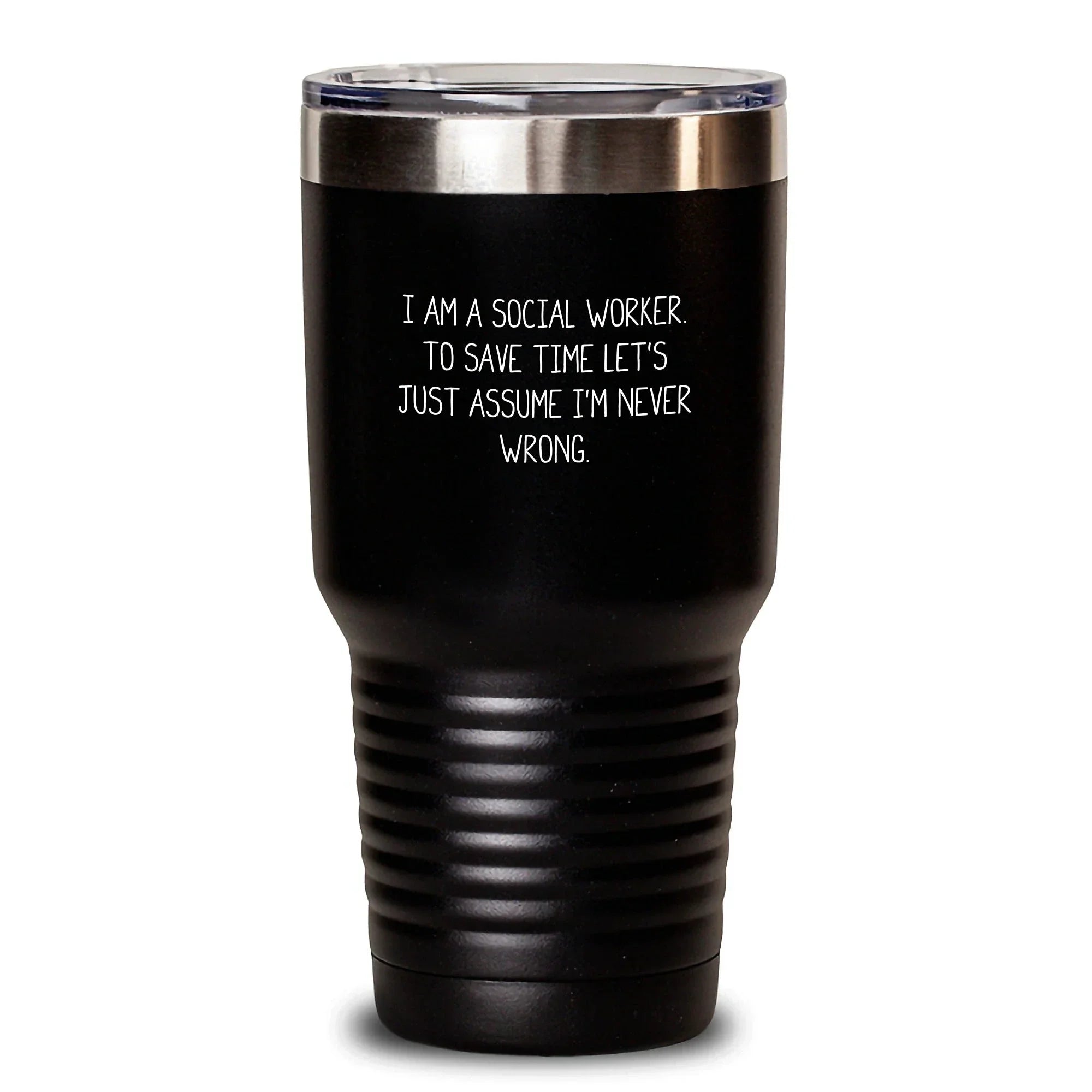 Funny Social Worker Gifts for Him, Gifts from Friends to Social Worker, I Am A Social Worker Tumbler 20oz/30oz Vacuum Insulated