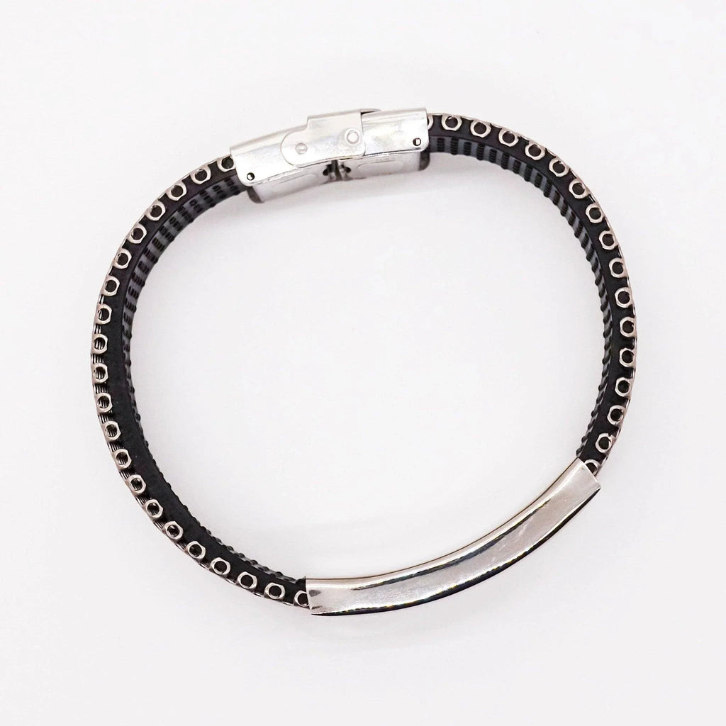 Stepbrother Christmas Perfect Gifts, Stepbrother Stainless Steel Bracelet, Motivational Stepbrother Engraved Gifts, Birthday Gifts For Stepbrother, To My Stepbrother Life is learning to dance in the rain,. I'm always with you