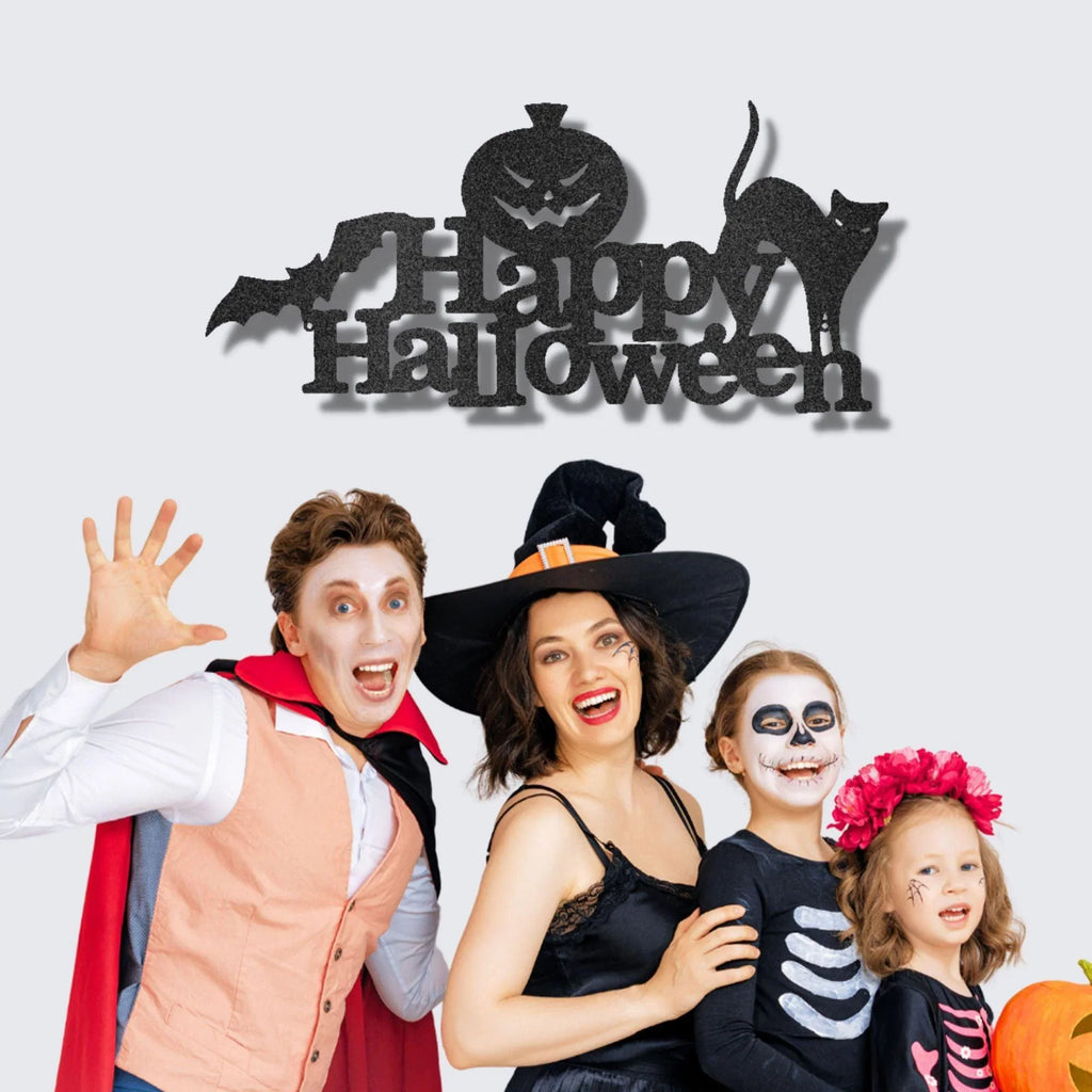 Happy Halloween Indoor Outdoor Steel Wall Sign