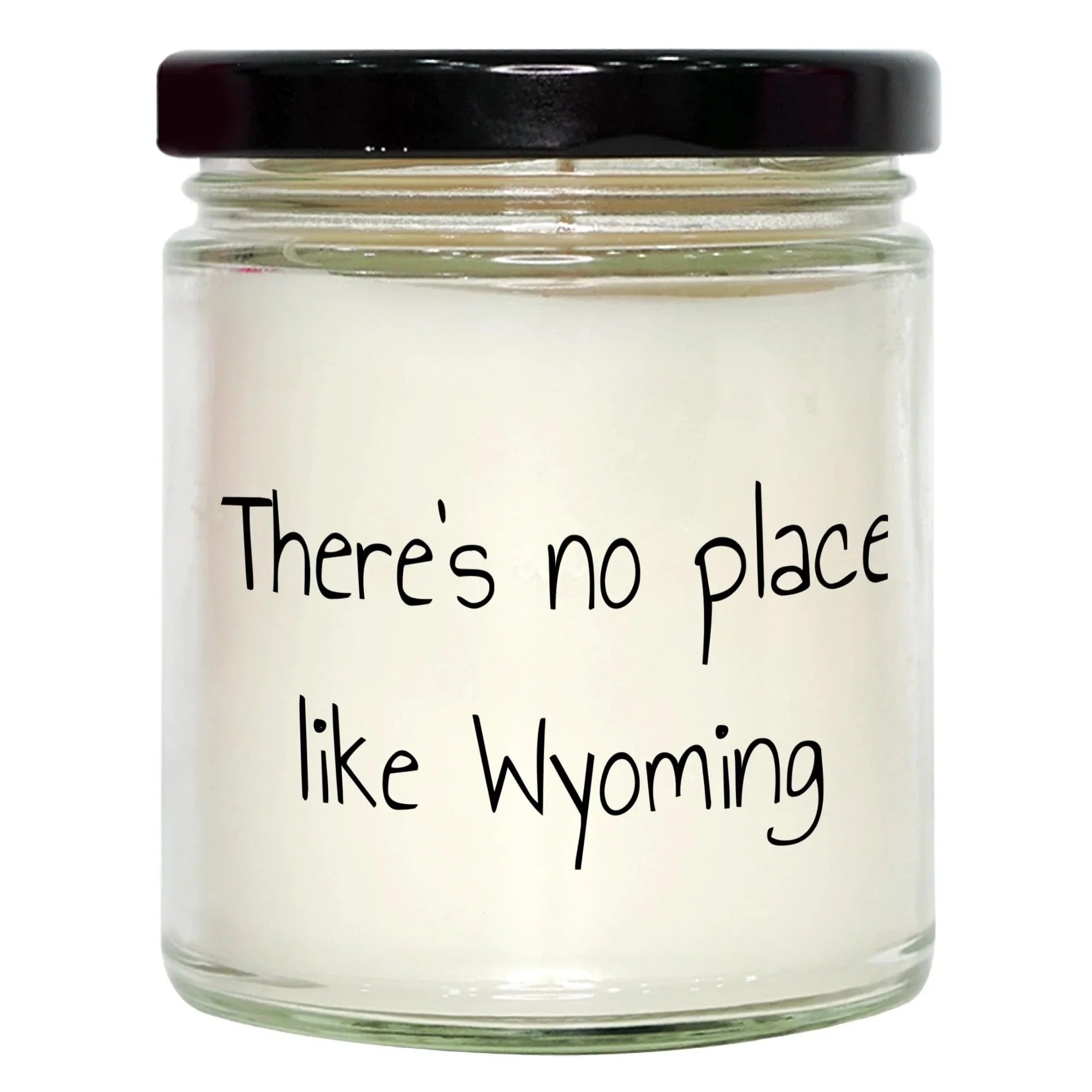 Wyoming's Best Kept Secret: 9oz Vanilla Soy Candle, There's No Place Like Wyoming