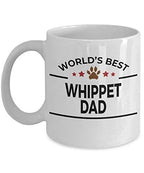 Spring Pet Products World's Best Whippet Dad Coffee Mug – Dog Lover Gift for Whippet Owners – Breed Trait Gift for Pet Parents