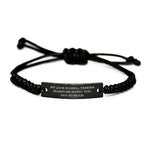 Spring Pet Products My Jack Russell Terrier Makes Me Happy, Funny Jack Russell Terrier Dog Gifts, Christmas Unique Rope Bracelets from Men to Friends, Engraved with Quirky Quote
