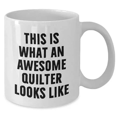 Spring Pet Products This Awesome Quilter Looks Like a Rockstar White Coffee Mug Gifts for Quilters - Quilter Humor - Inspirational Quote for Quilters - Gifts from Mom to Daughter on Christmas