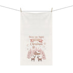 Twas the Night Before Christmas Tea Towel — Rustic Holiday Kitchen Decor