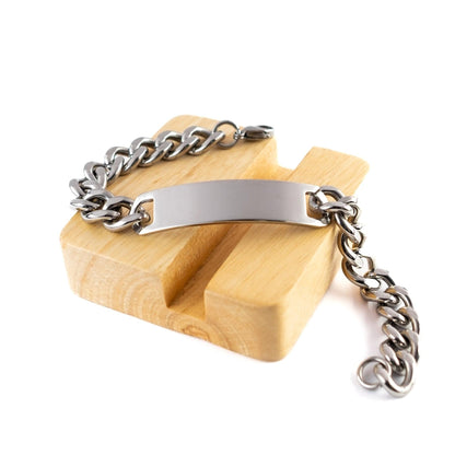 Sarcastic Real Estate Agent Cuban Chain Stainless Steel Bracelet Gifts, Christmas Holiday Gifts for Real Estate Agent Birthday, Real Estate Agent: Because greatness is woven into the fabric of every day, Coworkers, Friends - Mallard Moon Gift Shop