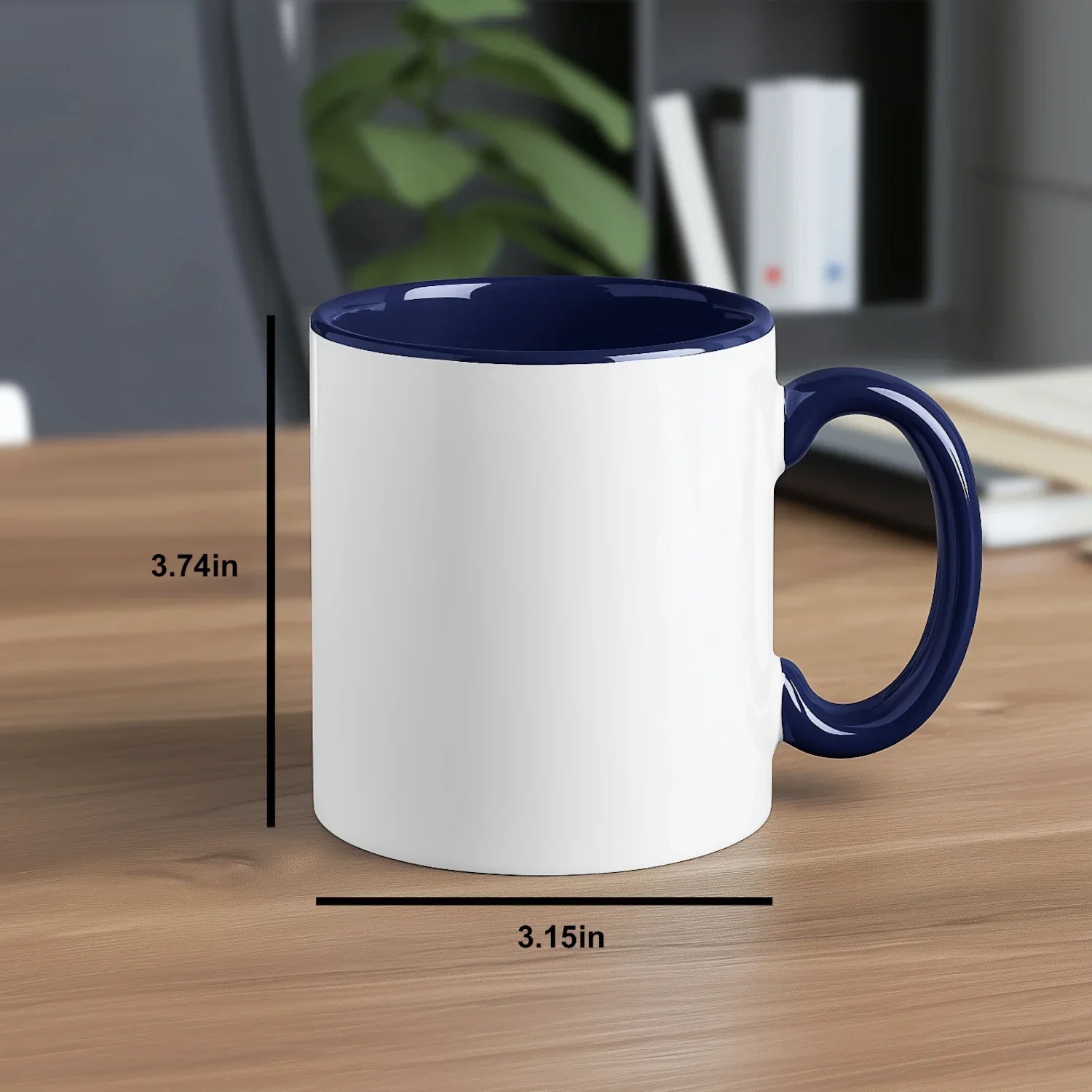 Funny Mechanical Engineer Gifts - 'My Heart Belongs To A' Two Tone Coffee Mug for Mom's Day from Men to Women, Friends, or Family