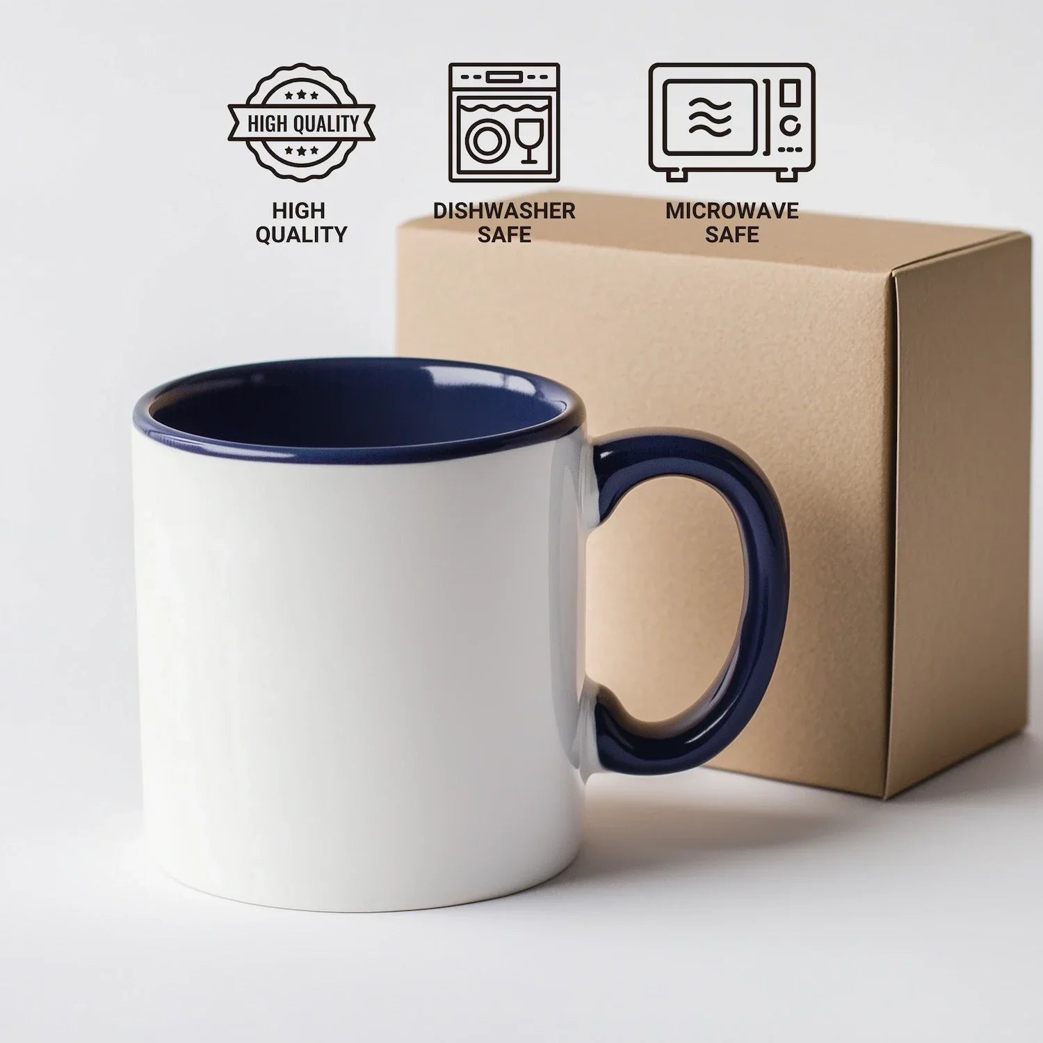 Funny Mechanical Engineer Gifts - 'My Heart Belongs To A' Two Tone Coffee Mug for Mom's Day from Men to Women, Friends, or Family