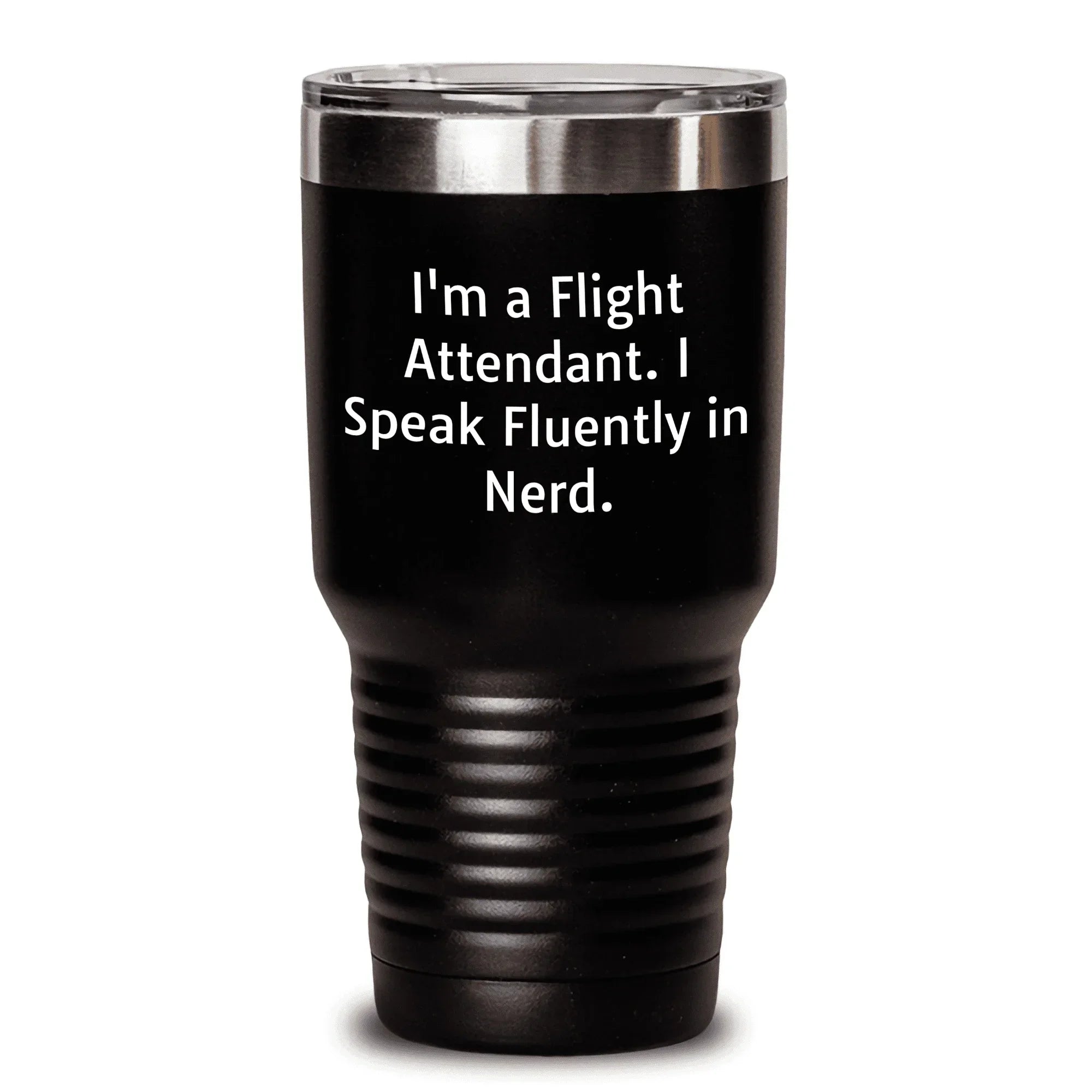 Flight Attendant Humor Gifts: Funny Flight Attendant Quotes on Unique Stainless Steel Tumbler, Perfect for Mother's Day Unique Gifts from Mom to the Funniest Flight Attendant