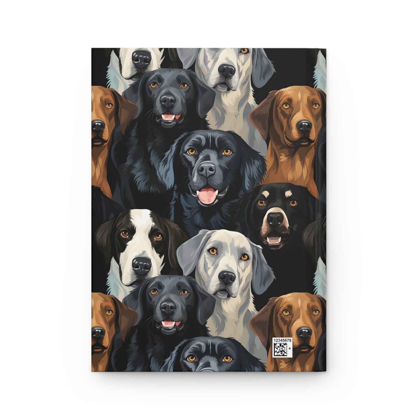 Dog Lover's Hardcover Journal, Pet Memorial Notebook, Animal Care Planner, Dog Training Log, Gift for Dog Parents - Mallard Moon Gift Shop