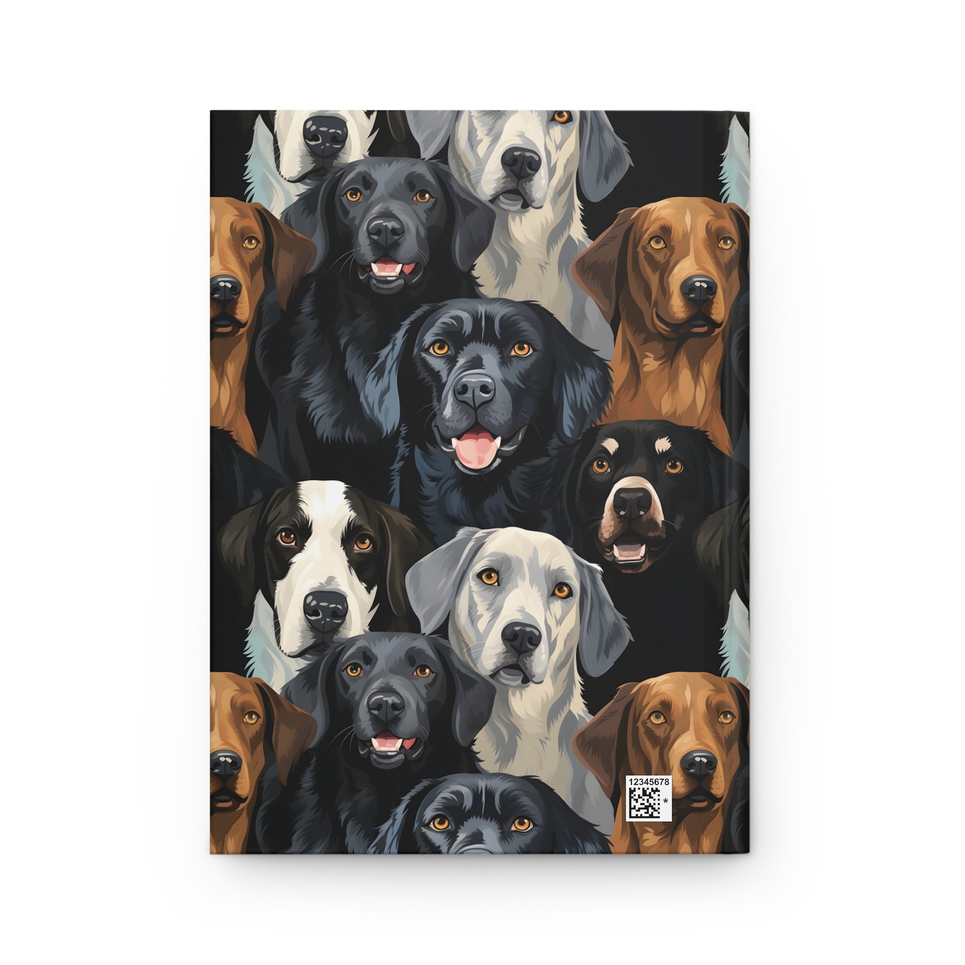 Dog Lover's Hardcover Journal, Pet Memorial Notebook, Animal Care Planner, Dog Training Log, Gift for Dog Parents - Mallard Moon Gift Shop
