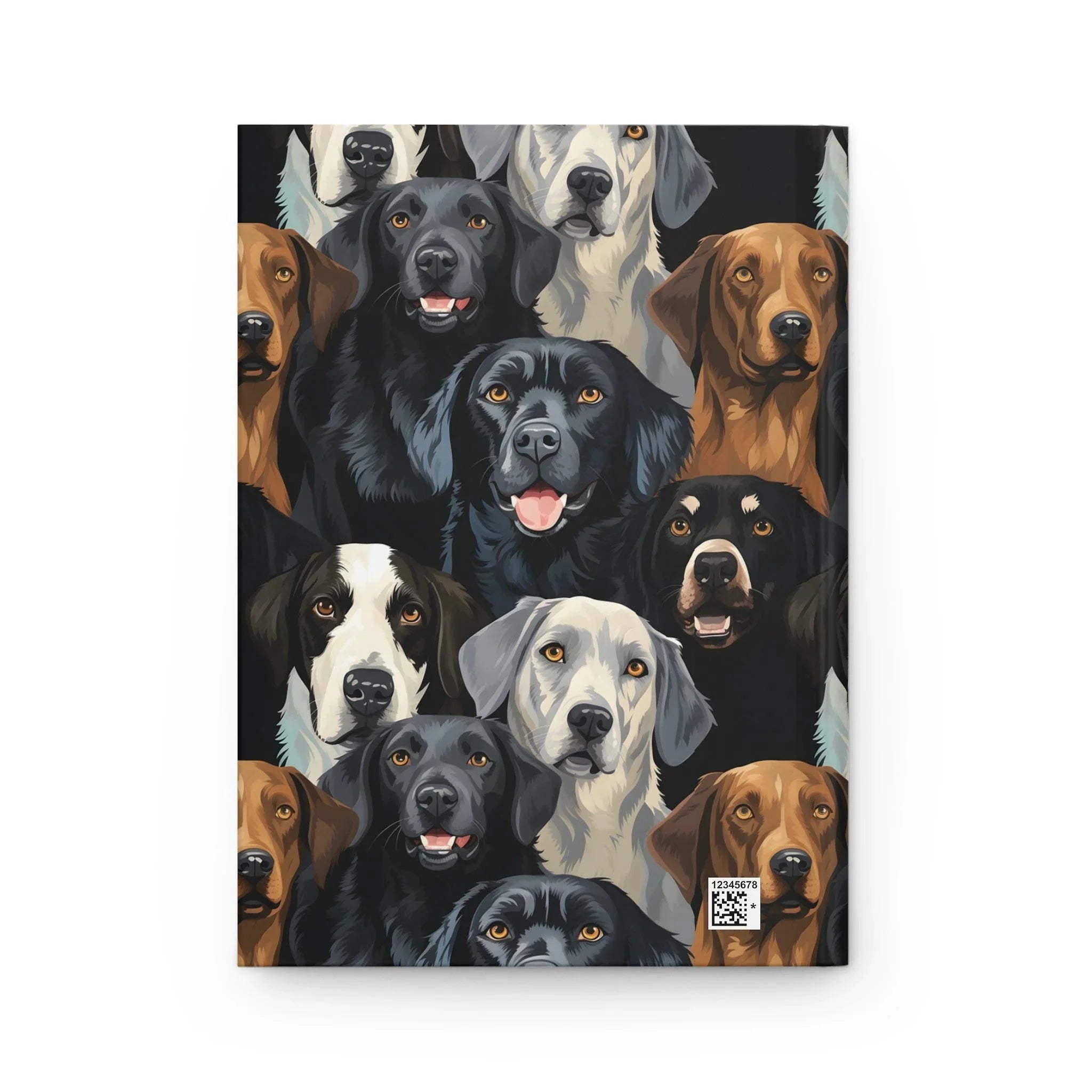 Dog Lover's Hardcover Journal, Pet Memorial Notebook, Animal Care Planner, Dog Training Log, Gift for Dog Parents