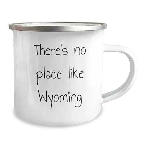 Wyoming Love Camping Mug - There's No Place Like Wyoming