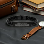 Funny Vice-principal Gifts: Interlaced Leather Bracelet for Him or Her, With Stories to Share and Memorable Days - Gifts from Friends, Family, or Coworkers