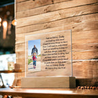Take Me Fishing Daddy Photo Upload Personalized Acrylic Plaque