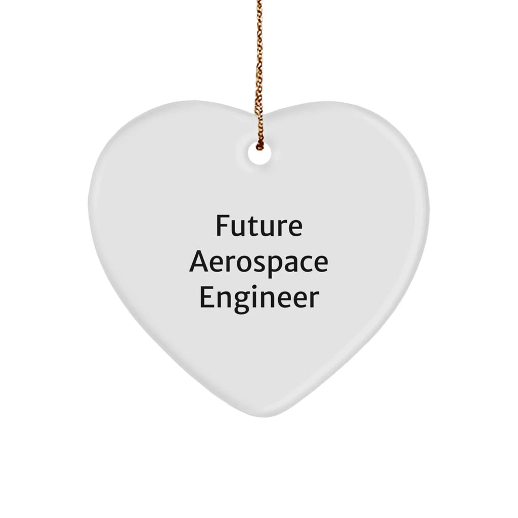 Aerospace Engineer Funny Quote Heart Ornament for Christmas