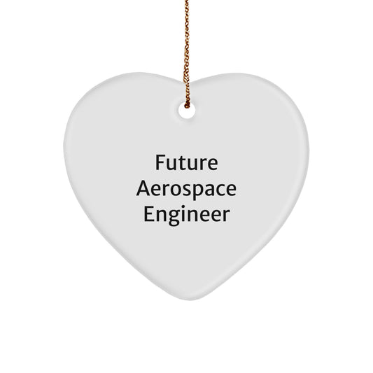 Aerospace Engineer Gifts from Friends - Funny Quote Heart Ornament for Christmas