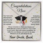 Niece Graduation Gift from Uncle Pendant Necklace