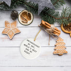 Archaeologist Gifts from Men - Funny Circle Ornament, 'Archaeologist By Day, World's Best Dad By Night.' - Christmas Unique Gifts for Family