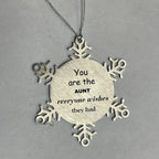 Aunt Snowflake Ornament, Everyone wishes they had, Inspirational Ornament For Aunt, Aunt Gifts, Birthday Christmas Unique Gifts For Aunt