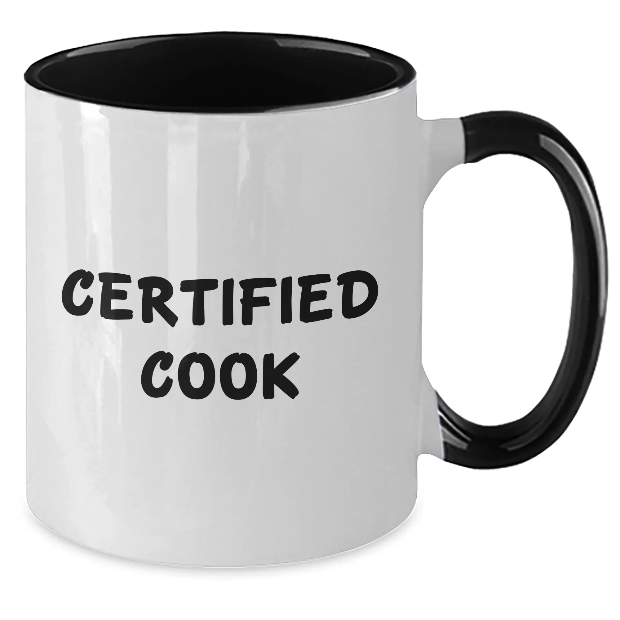Funny Cooking Quotes, Gifts from Family to Cook, Unique Two Tone Coffee Mug for Men on Father's Day