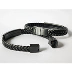 Braided Bullmastiff Dog Bracelet – “All I Care About Is My Bullmastiff Dog & Maybe Three People” – Interwoven Adjustable Cord Design