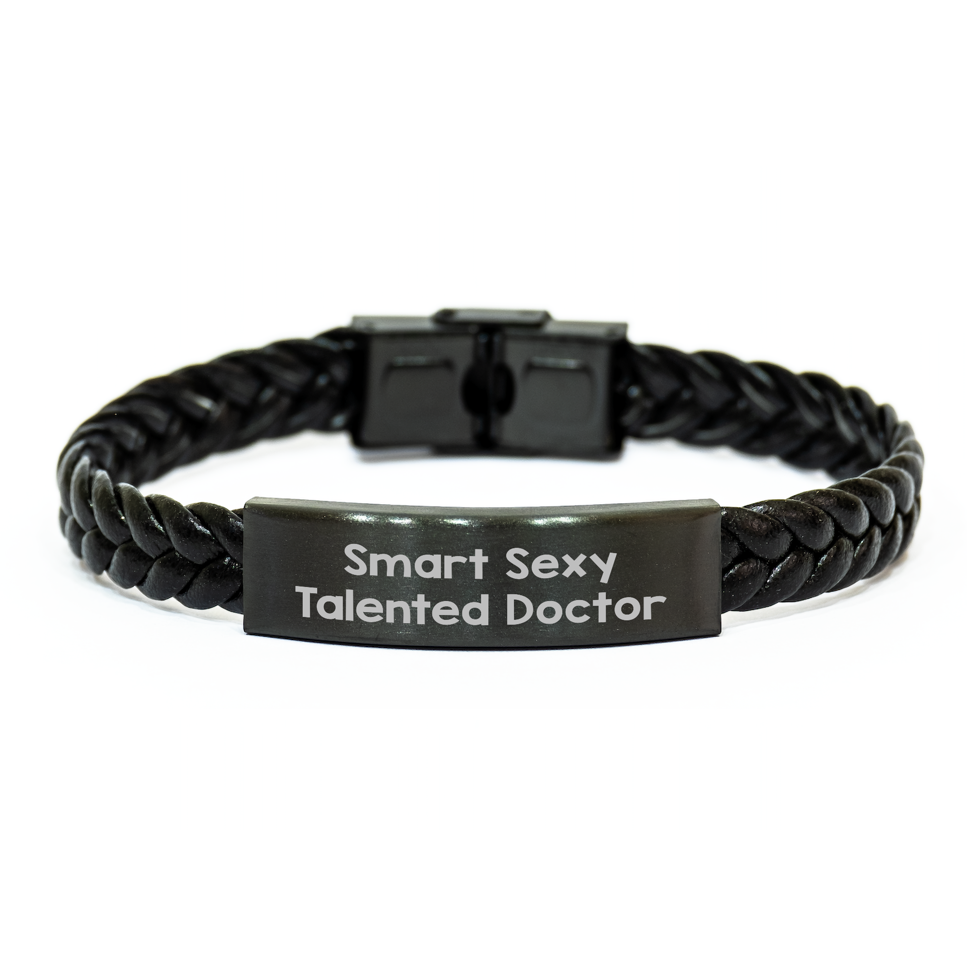 Smart Sexy Talented Doctor Gifts for Her, Interlaced Leather Bracelet, Mother's Day Unique Gifts from Men to Women - Image 1