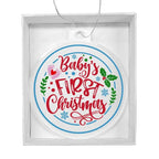 Baby's First Christmas Acrylic Keepsake Ornament