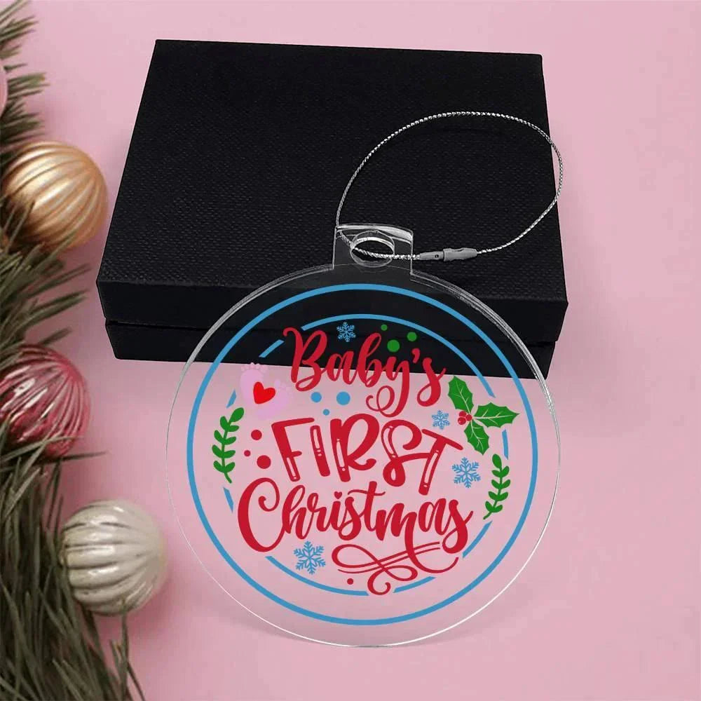 Baby's First Christmas Acrylic Keepsake Ornament